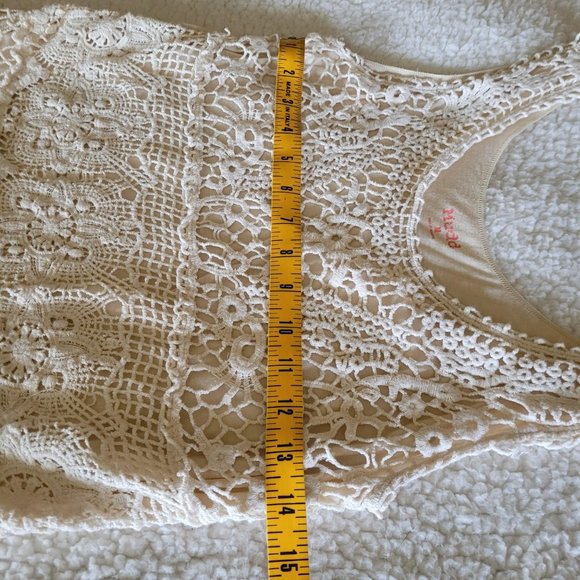 Mudd Lace Cream Tank Top M - Picture 7 of 8